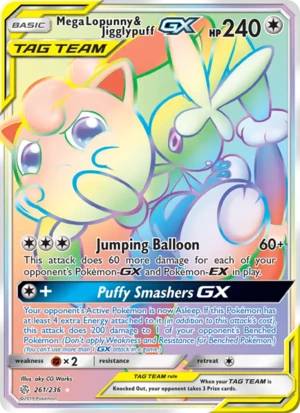 Mega Lopunny & Jigglypuff-GX 261/236