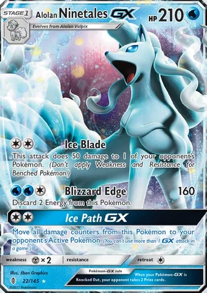 Alolan Ninetales-GX 22/145