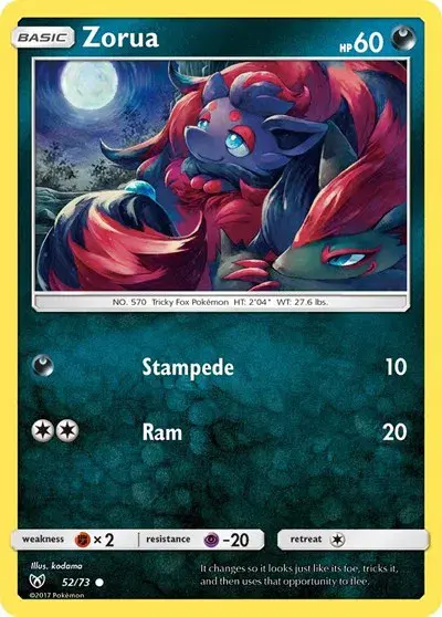 Zorua, Shining Legends 52