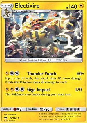 Electivire 43/147