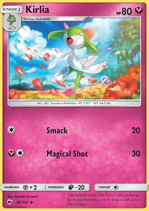 Kirlia, Burning Shadows 92