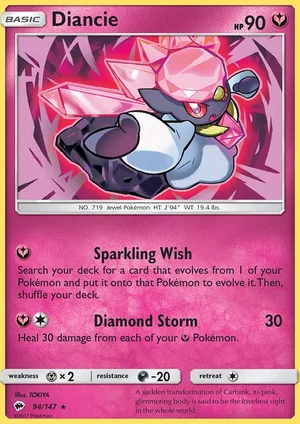 Diancie, Burning Shadows 94