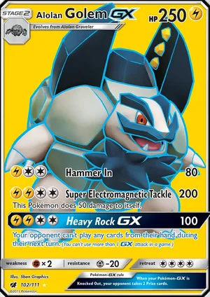 Alolan Golem-GX 102/111