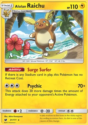 Alolan Raichu 31/111