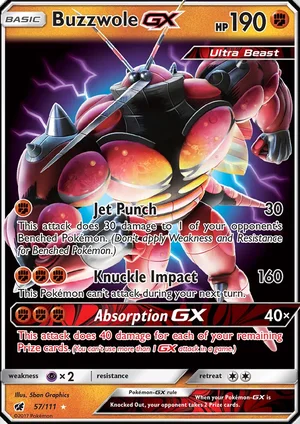 Buzzwole-GX — Crimson Invasion #57