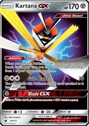Kartana-GX, Crimson Invasion 70