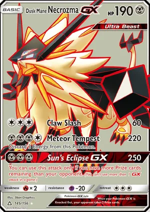 Dusk Mane Necrozma-GX 145/156