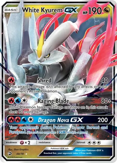 White Kyurem-GX 48/70