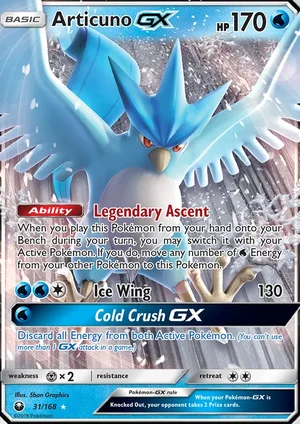 Articuno-GX 31/168