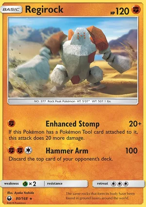 Regirock 80/168