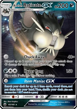 Alolan Raticate-GX 85/168