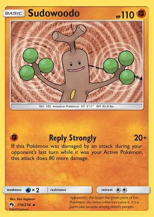 Sudowoodo 110/214