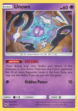 Unown 92/214