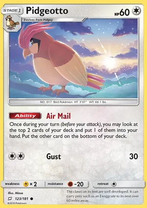 Pidgeotto 123/181