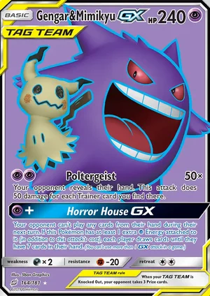 Gengar & Mimikyu-GX 164/181
