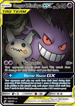 Gengar & Mimikyu-GX 165/181