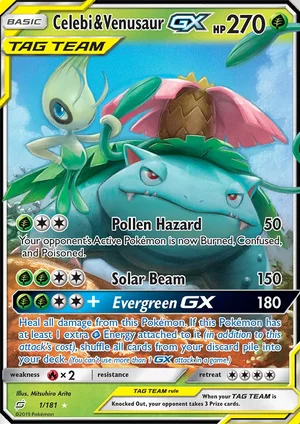 Celebi & Venusaur-GX 1/181