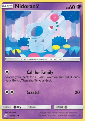 Nidoran ♀ 54/181