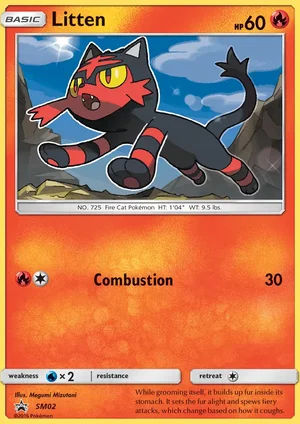 Litten — Black Star Promo SM02