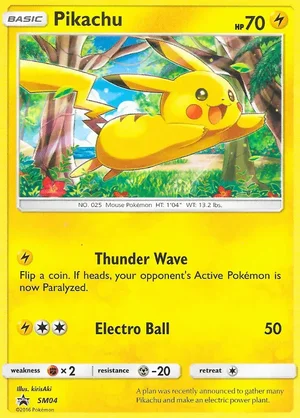 Pikachu — Black Star Promo sm04