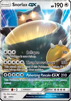 Snorlax GX &mdash; SM Black Star Promos SM05