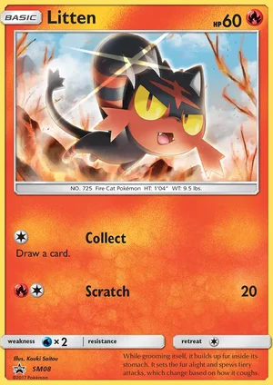 Litten — Black Star Promo sm08