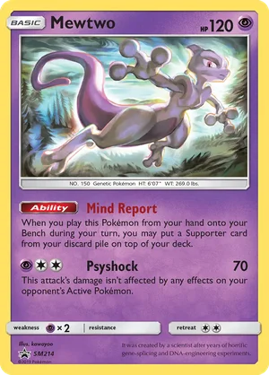 Mewtwo — Black Star Promo SM214