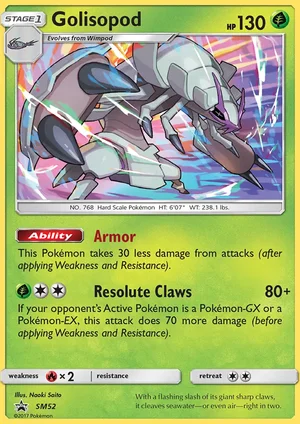 Golisopod — Black Star Promo SM52