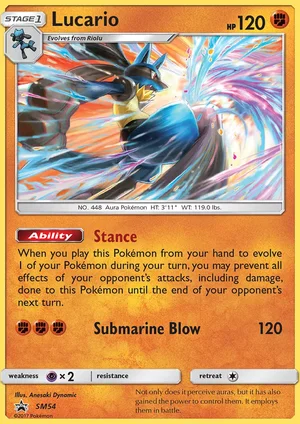 Lucario — Black Star Promo SM54
