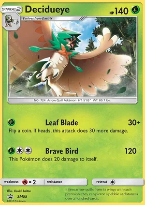 Decidueye — Black Star Promo SM55