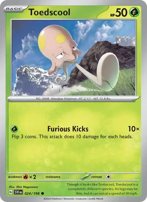 Toedscool Scarlet &amp; Violet Pokémon TCG Common 024