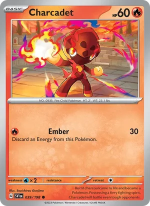 Charcadet Scarlet &amp; Violet Pokémon TCG Common 039