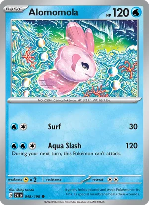 Alomomola Scarlet &amp; Violet Pokémon TCG Common 048