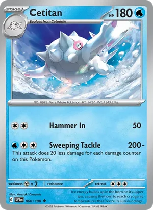 Cetitan Scarlet &amp; Violet Pokémon TCG Uncommon 060
