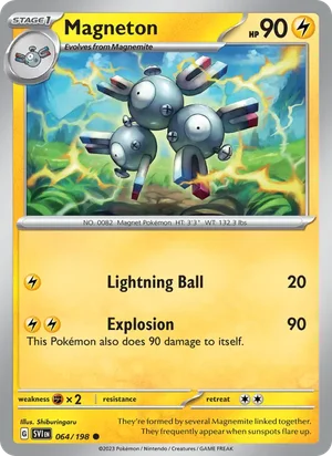 Magneton Scarlet &amp; Violet Pokémon TCG Common 064