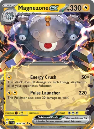 Magnezone ex Scarlet &amp; Violet Pokémon TCG Double Rare 065