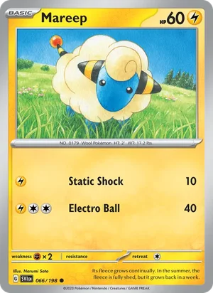 Mareep Scarlet &amp; Violet Pokémon TCG Common 066