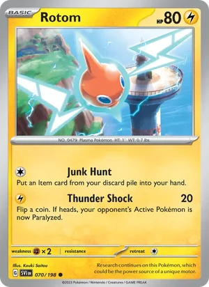 Rotom Scarlet &amp; Violet Pokémon TCG Common 070