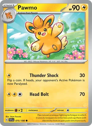 Pawmo Scarlet &amp; Violet Pokémon TCG Common 075