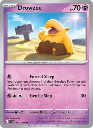 Drowzee Scarlet &amp; Violet Pokémon TCG Common 082