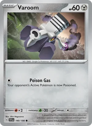 Varoom Scarlet &amp; Violet Pokémon TCG Common 140