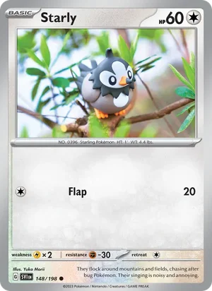 Starly Scarlet &amp; Violet Pokémon TCG Common 148