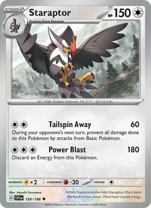Staraptor Scarlet &amp; Violet Pokémon TCG Uncommon 150