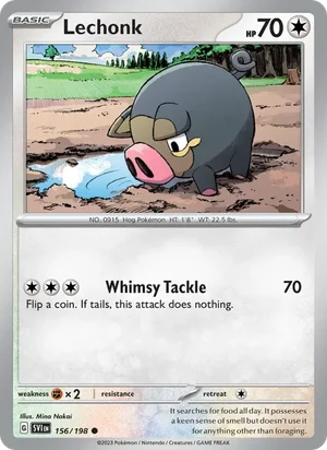 Lechonk Scarlet &amp; Violet Pokémon TCG Common 156