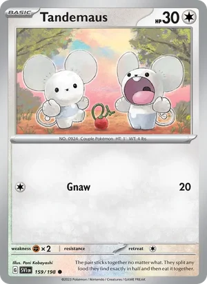 Tandemaus Scarlet &amp; Violet Pokémon TCG Common 159