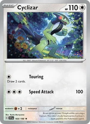 Cyclizar Scarlet &amp; Violet Pokémon TCG Rare 164