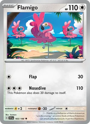 Flamigo Scarlet &amp; Violet Pokémon TCG Uncommon 165
