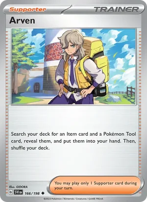 Arven Scarlet &amp; Violet Pokémon TCG Uncommon 166