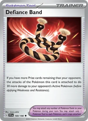 Defiance Band Scarlet &amp; Violet Pokémon TCG Uncommon 169