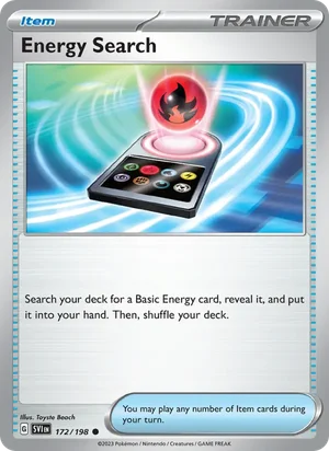 Energy Search Scarlet &amp; Violet Pokémon TCG Common 172